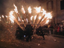 Burning the old year:’Ndocciata in Agnone