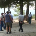 playing boules