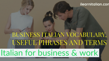 Che lavoro fai? Talking about jobs and your daily routines in Italian