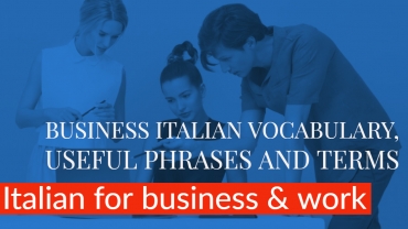 Italian for business: learn Business Italian online