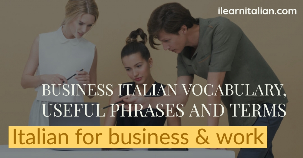 banner - I learn Italian