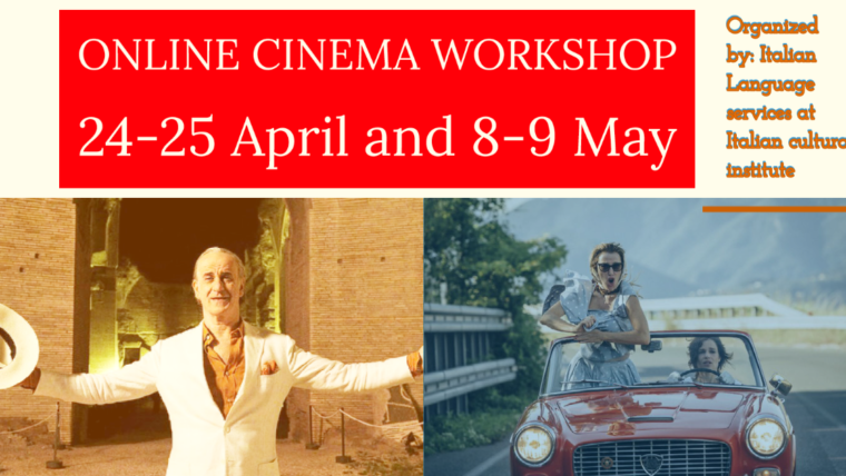 Online Cinema workshop- 24, 25 April – 8, 9 May