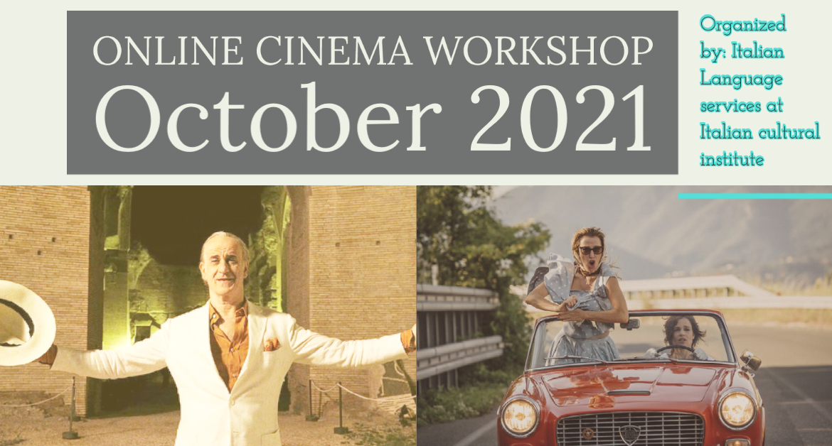 Online Italian Cinema workshop- October 2021