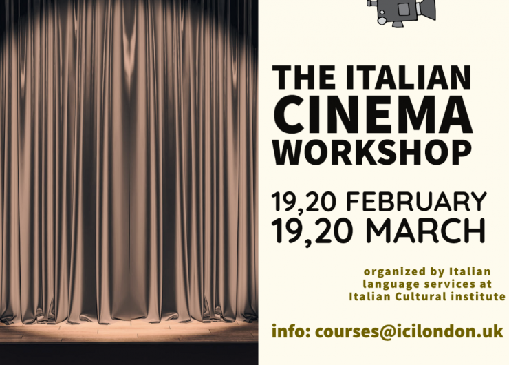 Cinema workshop: 19, 20 February & 19, 20 March