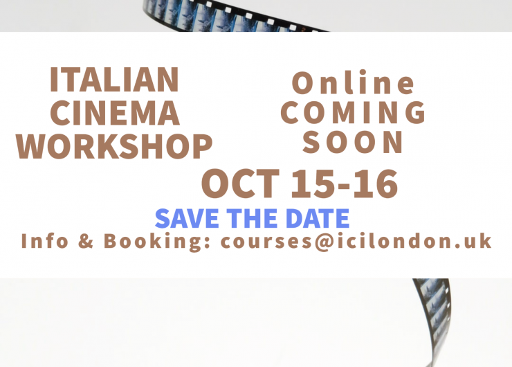 Save the date: 15-16 October- Cinema workshop