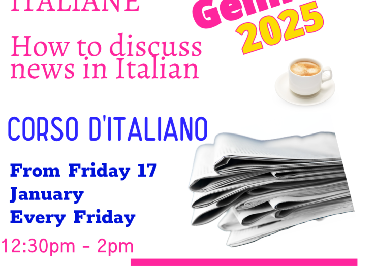 Storie italiane: An Interactive Lunchtime course for intermediate students from 17 January