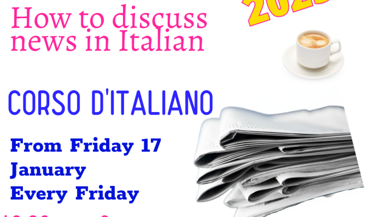 Storie italiane: An Interactive Lunchtime course for intermediate students from 17 January