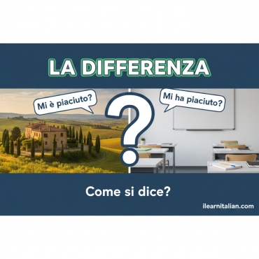 Come si dice: mi ha piaciuto o mi è piaciuto. Sai usare il verbo piacere al passato prossimo?