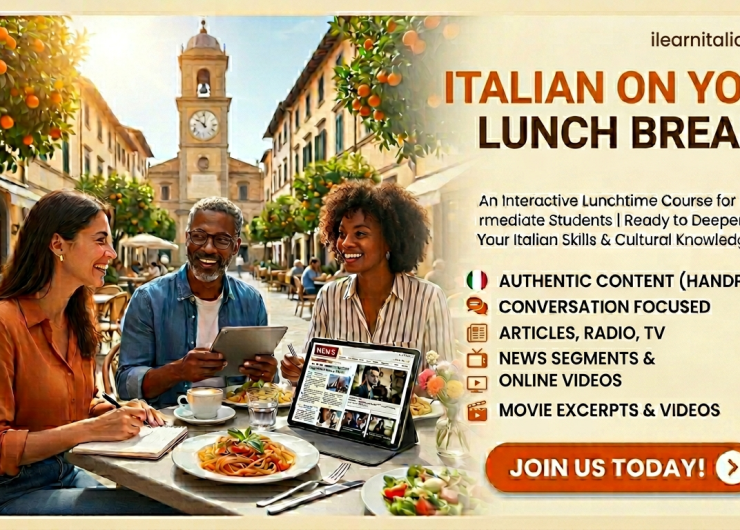 Cultura e Conversazione: Italian Over Friday Lunch