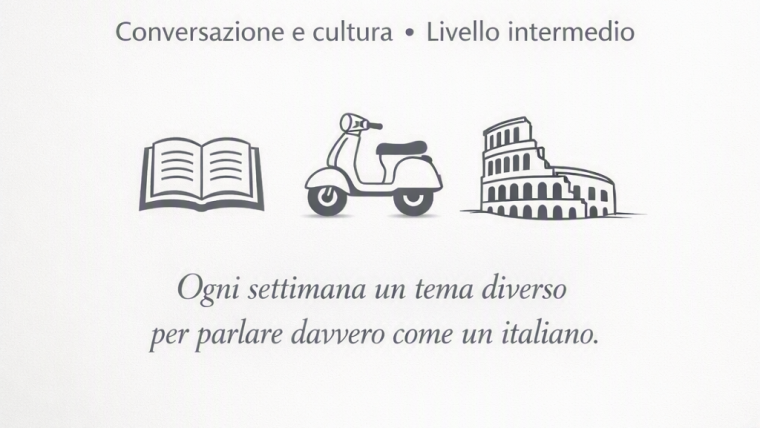 Italiano e cultura: si riparte venerdì 11 settembre